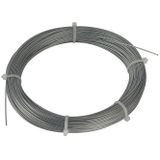 SLV Onderdeel | Staalkabel 0 |75mm met PVC-mantel | 100m Ring | verzinkt