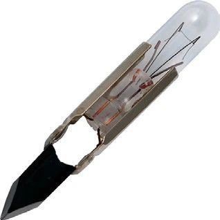 Schiefer T 6.8G Gloeilamp | 0.6W 30V 20mA 2500K | 6.8x45mm | 10 stuks