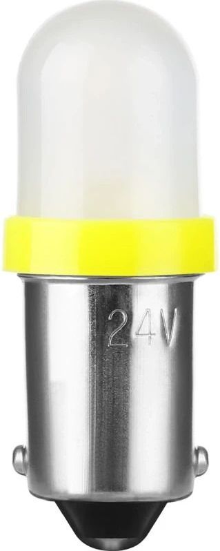 Schiefer BA9s LED Lamp | 0.36W 24V 15mA Geel | 8.5x28mm | 10 stuks