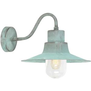 Elstead Lighting LED Wand Buitenlamp Sheldon | 1X E27 Max 60W | IP44 | Dimbaar | Verdigris