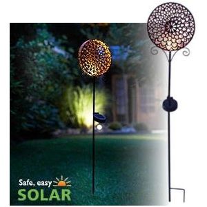 Luxform | Solar sticklight Mandala sun flower 2-set.
