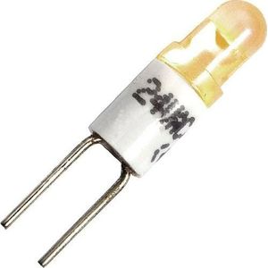 Schiefer Bi-pin LED Lamp  | 0.28W 28V 10mA Geel | 4x10mm | 10 stuks