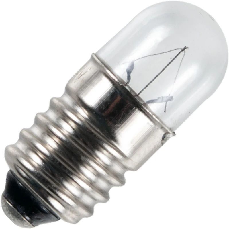 Schiefer E10 Gloeilamp | 1W 6V 166mA 2500K | 9x23mm | 10 stuks