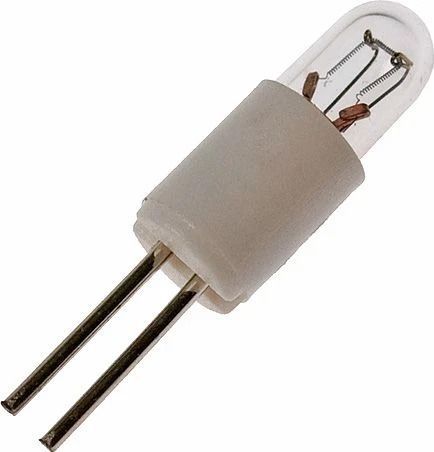 Schiefer Bi-pin Gloeilamp | 0.38W 5V 75mA 2500K | 3.2x9.5mm | 10 stuks