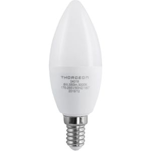 Thorgeon E14 LED Kaarslamp | 8W 175/265V 3000K  | 830 180°