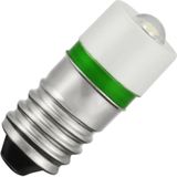 Schiefer E10 LED Lamp | 0.12W 6V 20mA Groen | 10x23.5mm | 10 stuks