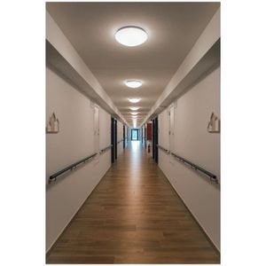 SLV  LED Plafond- Wandlamp | 17.5W 3000K/4000K 2200lm 830/840  |  IP44 Wit | LIPSY