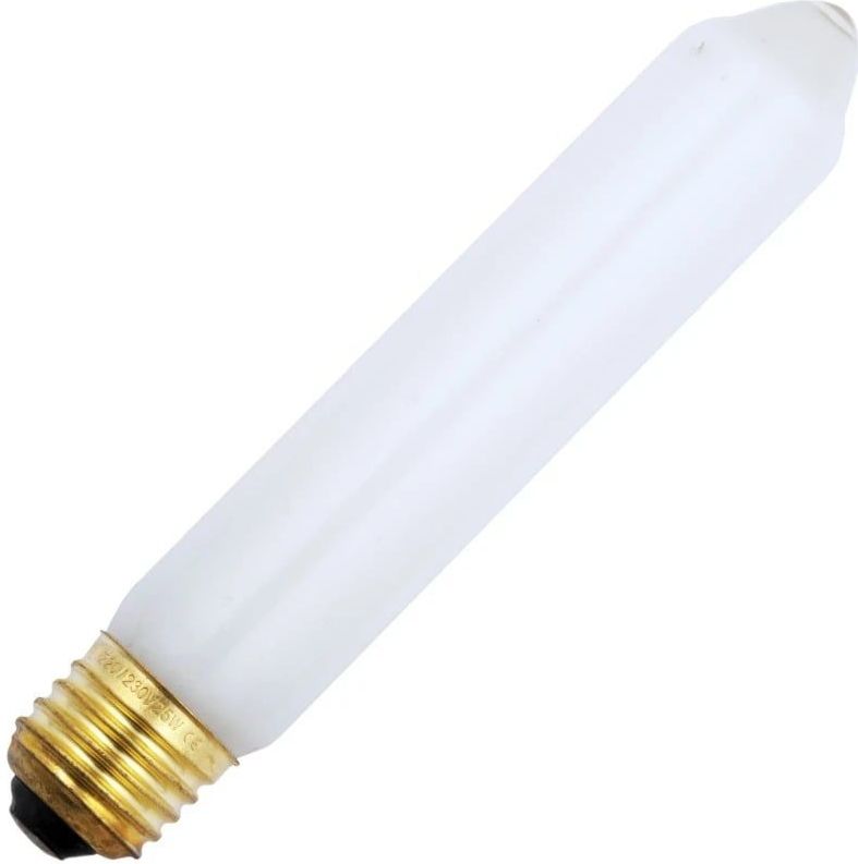 Schiefer E27 Buis Gloeilamp | 25W 2700K 110lm 230V | Dimbaar Opaal