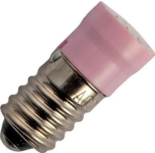 Schiefer E10 LED Lamp | 0.43W 6V 18mA Rood | 10x28mm | 10 stuks