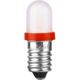 Schiefer E10 LED Lamp  | 0.69W 230V 3mA Rood | 8.5x28mm | 10 stuks