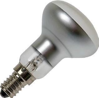 Schiefer E14 R50 Reflector Gloeilamp | 40W 2700K 24V Mat Zilver 360° | Dimbaar