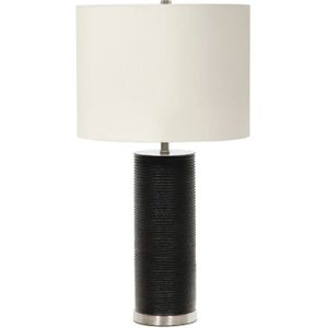 Elstead Lighting LED Tafellamp Ripple | 1X E27 Max 60W | Black with White Shade