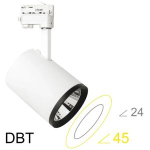 Megaman LED 3-fase spot | 37W 3000K 3300lm 830 | IP20 Wit
