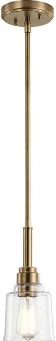 Kichler LED Pendelarmatuur Aivian | 1X E27 Max 60W | Dimbaar | Weathered Brass