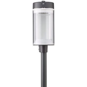 Philips LED Mastarmatuur | 19.6W 3000K 2400lm 730  | Ø60mm Antraciet IP66 | CityClassic
