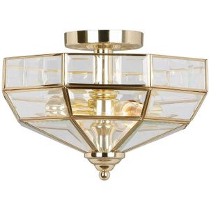 Elstead Lighting LED Plafondlamp Old Park | 2X E27 Max 60W | Dimbaar | Polished Brass