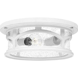 Quoizel LED Wand Buitenlamp Marblehead | 2X E27 Max 60W | IP44 | Dimbaar | White