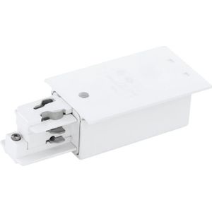 Eglo 3-Fase Inbouw Rail | Voedingsaansluiting links wit