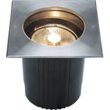 SLV LED Grondspot Vierkant | 1X GU10 Max 75W  Dimbaar IP67 | DASAR