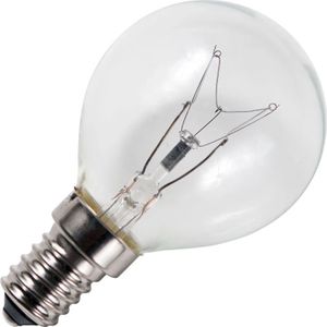 Schiefer E14 Kogel Gloeilamp | 25W 2700K 190lm 65V | Dimbaar