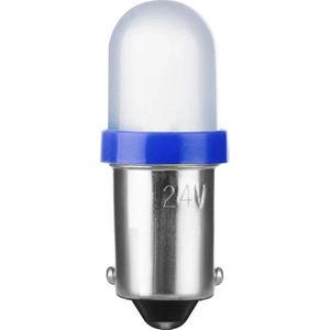 Schiefer BA9s LED Lamp  | 0.36W 24V 15mA Blauw | 8.5x28mm | 10 stuks