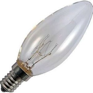 Schiefer E14 Kaars Gloeilamp | 25W 2700K 170lm 110V/130V | Dimbaar