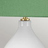 Elstead Lighting LED Tafellamp ISLA | 1X E27 Max 60W | Aged Brass, White, Green