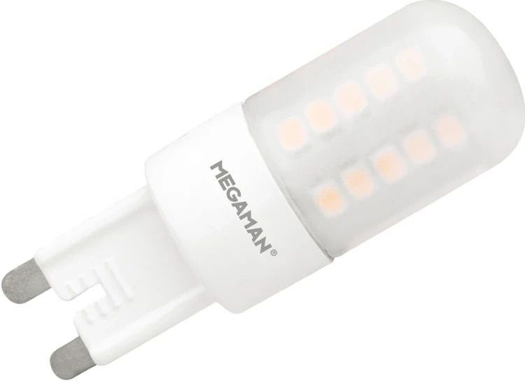 10x Megaman G9 LED Steeklamp | 3.5W 2800K 220V/240V | 828 300° Dimbaar | MM08537