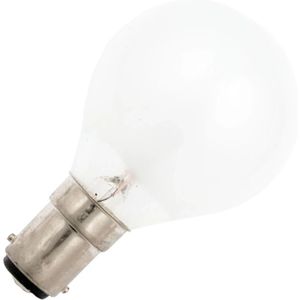 Schiefer Ba15d Kogel Gloeilamp | 40W 2700K 415lm 24V Mat | Dimbaar