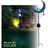 Luxform | Solar sticklight Mandala Moon blauw 2-set