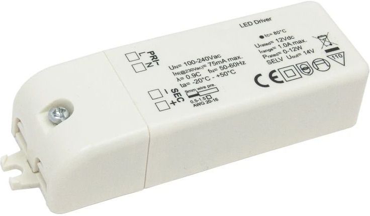 Megaman Transformator | 0W/12W 12V/240V  IP20 | MM00322