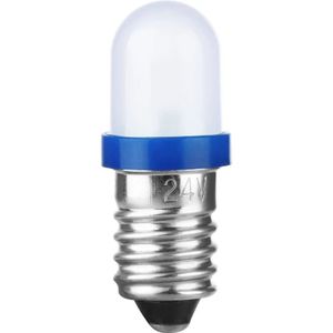 Schiefer E10 LED Lamp  | 0.69W 230V 3mA Blauw | 8.5x28mm | 10 stuks