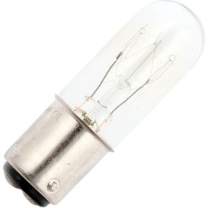 Schiefer BA15d Gloeilamp | 5W 130V 38mA 2500K | 16x54mm | 10 stuks