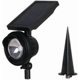 Luxform Tuinlamp Texas Solar LED Intelligent Hybride Zwart