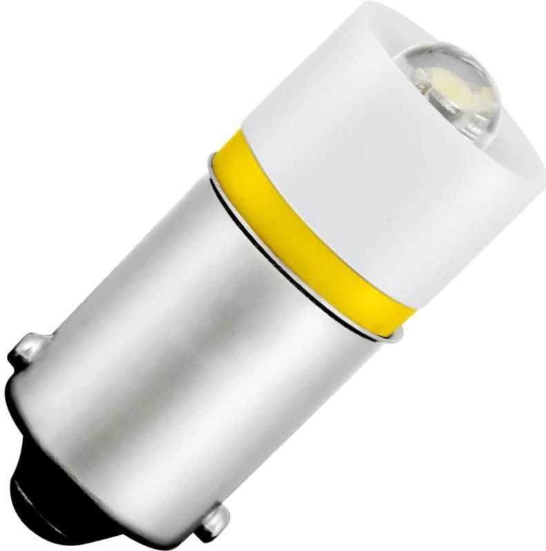 Schiefer BA9s LED Lamp | 0.144W 12V 12mA Geel | 10x23.5mm | 10 stuks