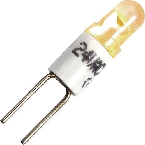Schiefer Bi-pin LED Lamp | 0.28W 28V 10mA Geel | 4x10mm | 10 stuks