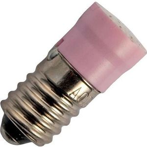 Schiefer E10 LED Lamp  | 0.43W 6V 18mA Rood | 10x28mm | 10 stuks
