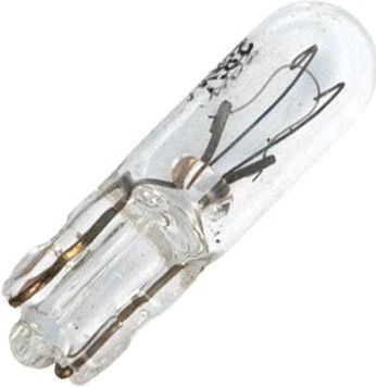 Schiefer W2 x 4.6d Gloeilamp | 1.12W 28V 40mA 2500K | 5x20mm | 10 stuks