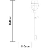 Luxform | Solar steeklamp Bottle 2-set