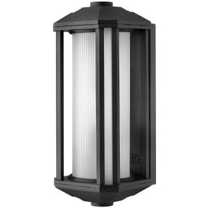 Hinkley LED Wand Buitenlamp Castelle | 1X E27 Max 60W | IP44 | Dimbaar | Black