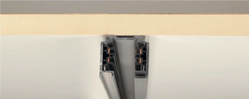 SLV - EUTRAC - 3-fasen Opbouwrail - Grijs