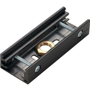 SLV Onderdeel | EUTRAC koppelstuk voor 3-fasestroomrail | zwart
