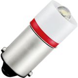 Schiefer BA9s LED Lamp  | 0.48W 24V 20mA Rood | 10x23.5mm | 10 stuks