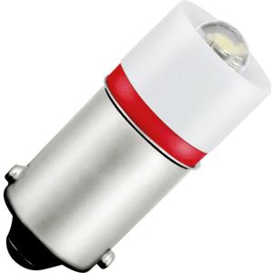 Schiefer BA9s LED Lamp  | 0.48W 24V 20mA Rood | 10x23.5mm | 10 stuks