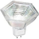 Patron GU5.3 MR16 Halogeenspot Hexagon | 35W 12V 3000K 60° | Ø50mm Dimbaar