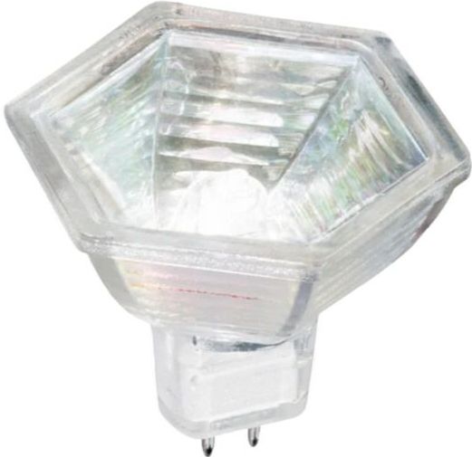 Patron GU5.3 MR16 Halogeenspot Hexagon | 35W 12V 3000K 60° | Ø50mm Dimbaar