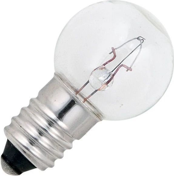 Schiefer E10 Gloeilamp | 5W 12V 416mA 2500K | 18x32mm | 10 stuks