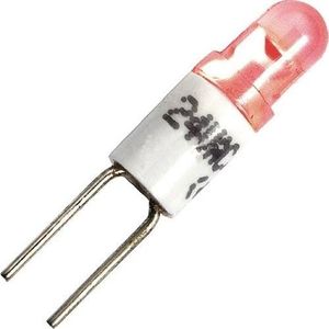Schiefer Bi-pin LED Lamp  | 0.28W 28V 10mA Rood | 4x10mm | 10 stuks