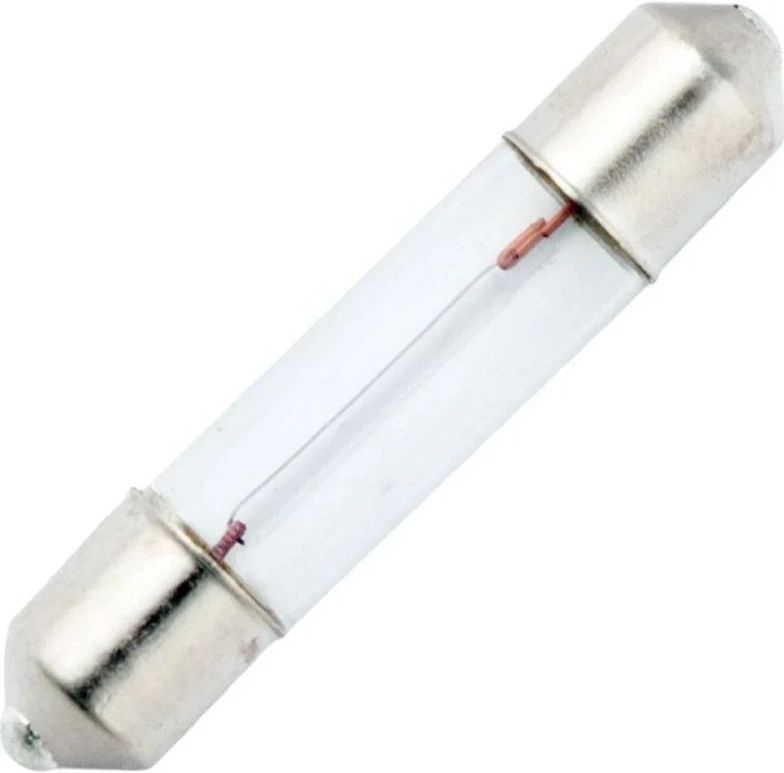 Schiefer S6 Gloeilamp | 3W 12V 250mA 2500K | 6x31mm | 10 stuks