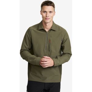 Ridge Half-zip Trek Shirt Herren Grape Leaf/Forest Night, Größe:M - Herren > Oberteile > Hemden
